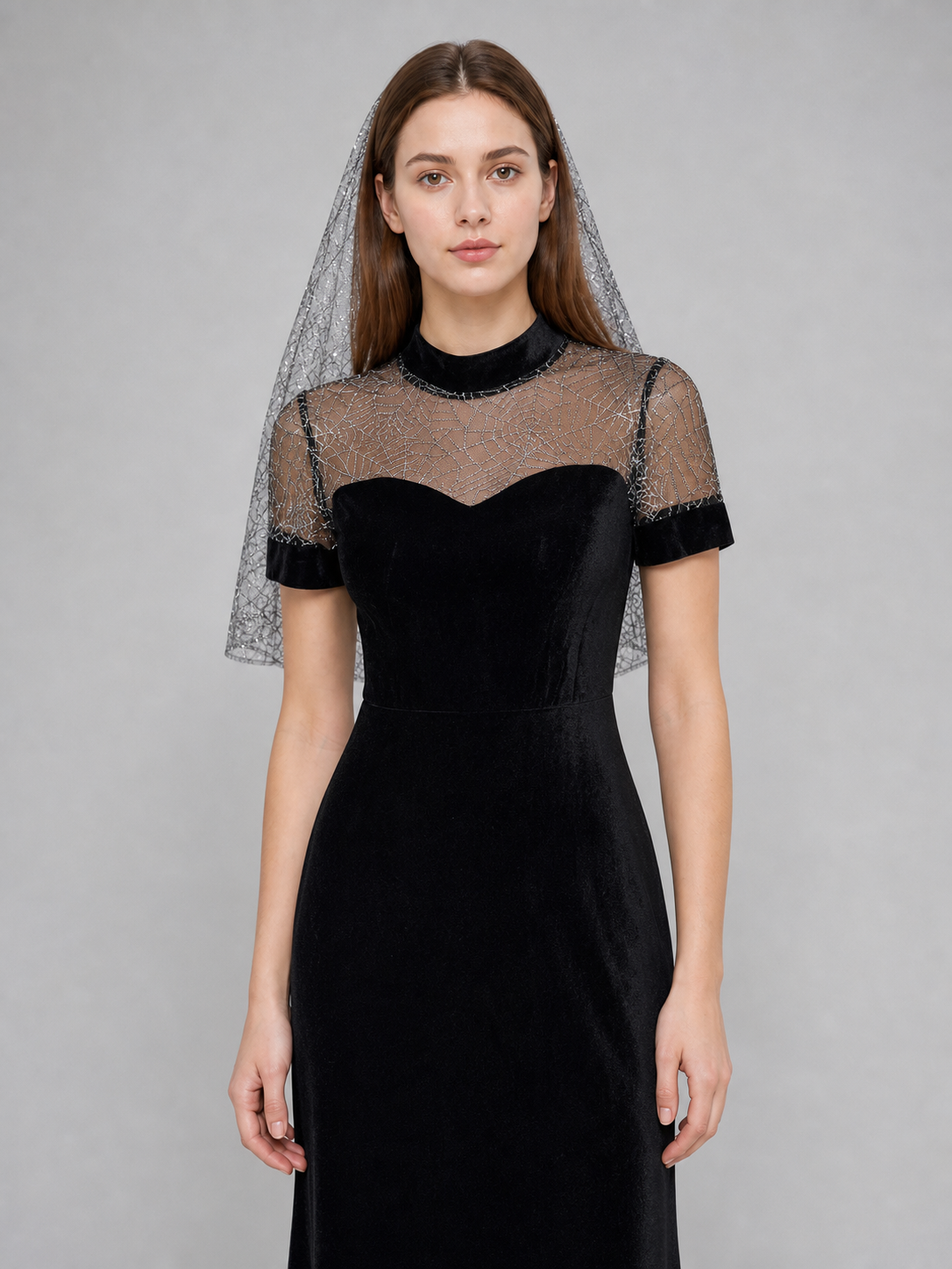 Mavis Cosplay Dress with Headpiece and Arm Cuffs