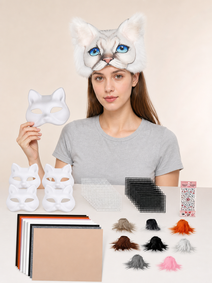 Halloween Cat-Ear Carnival Headpiece Costume Headwear detail 2