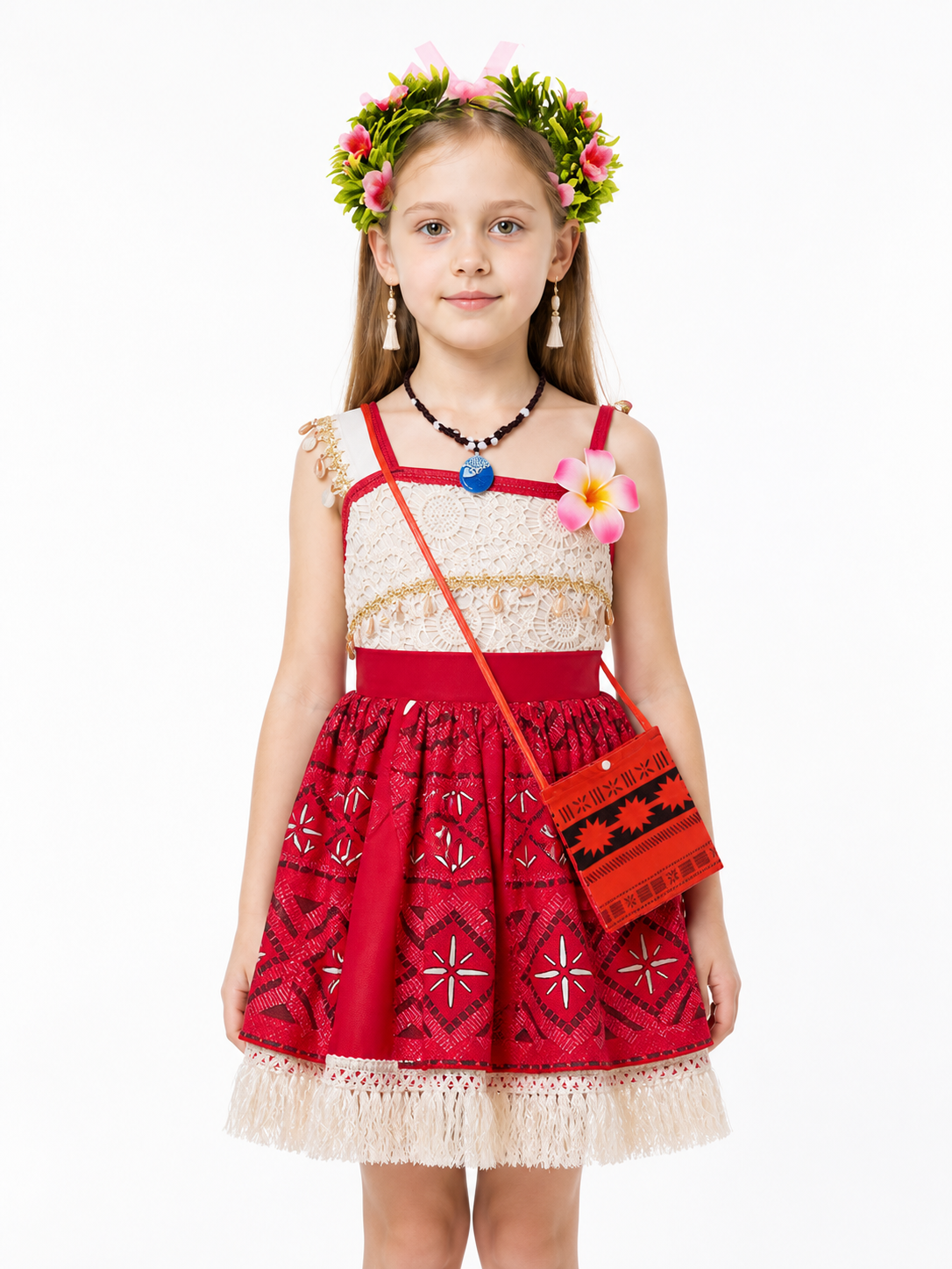 Halloween Carnival Dress with Ethnic Pattern Costume Dresses detail 3