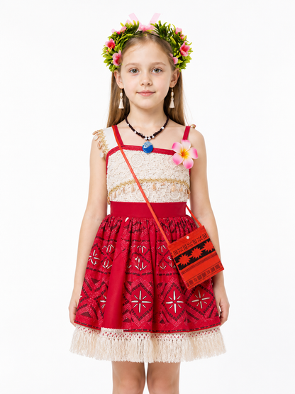 Halloween Carnival Dress with Ethnic Pattern Costume Dresses detail 3