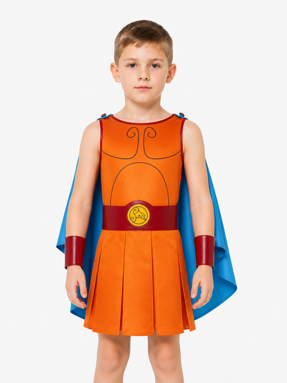 Hercules Cosplay Costume with Cape and Belt Costume Capes detail 3
