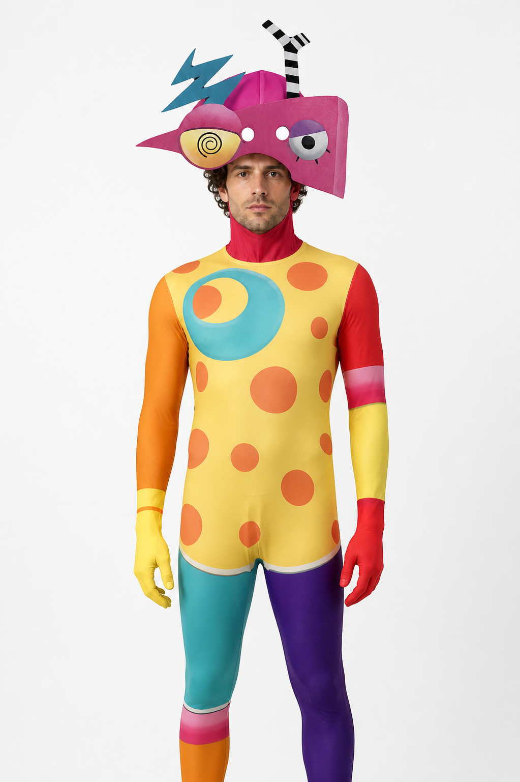 One-Piece Cosplay Costume with Long Sleeves Costumes detail 3