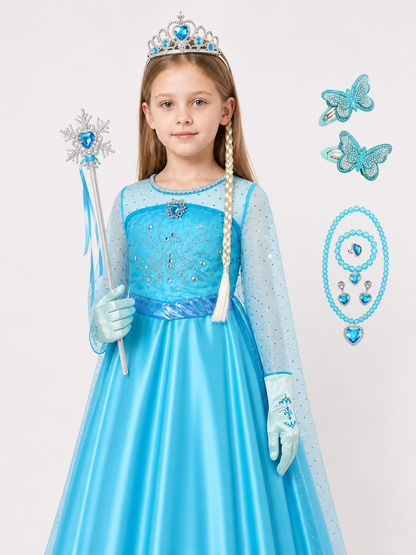 Halloween Snow Princess Costume Costumes detail 2