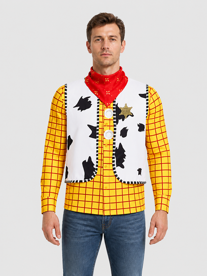 Woody Cosplay Costume from Toy Story, Shirt Costumes detail 3