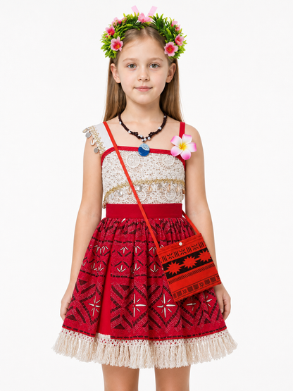 Children's Halloween Dress with Handbag and Wreath Costume Dresses detail 3