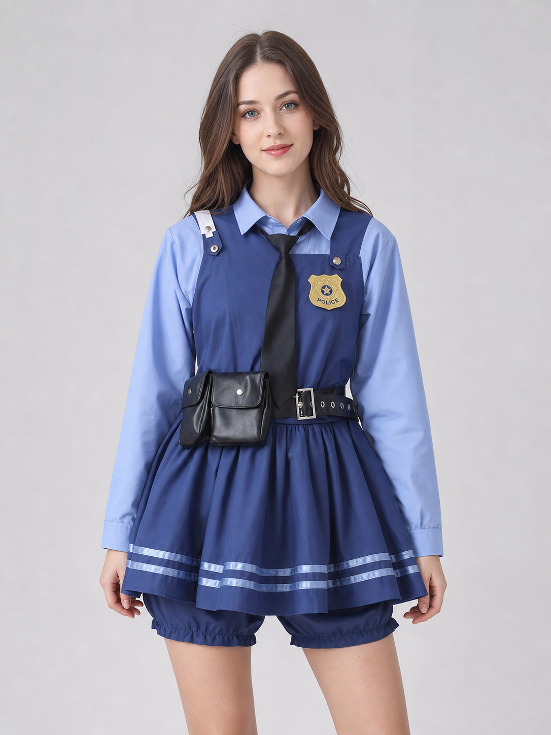 Judy Police Officer Costume with Skirt