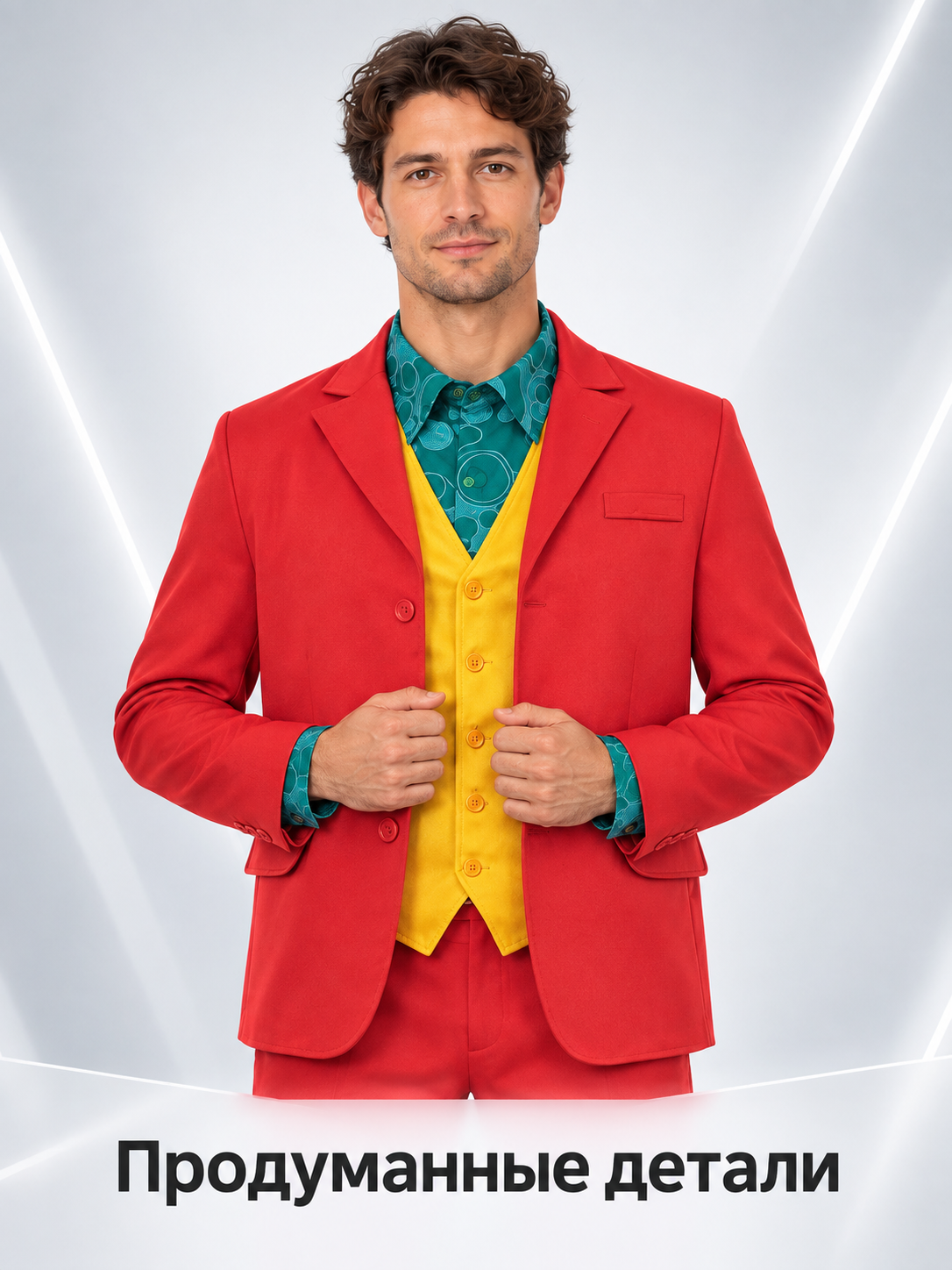Costume Set: Blazer, Vest, Shirt, and Pants