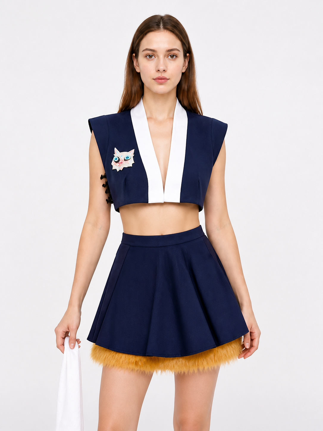 Cosplay Costume with Sleeveless Top and Skirt Costumes detail 3