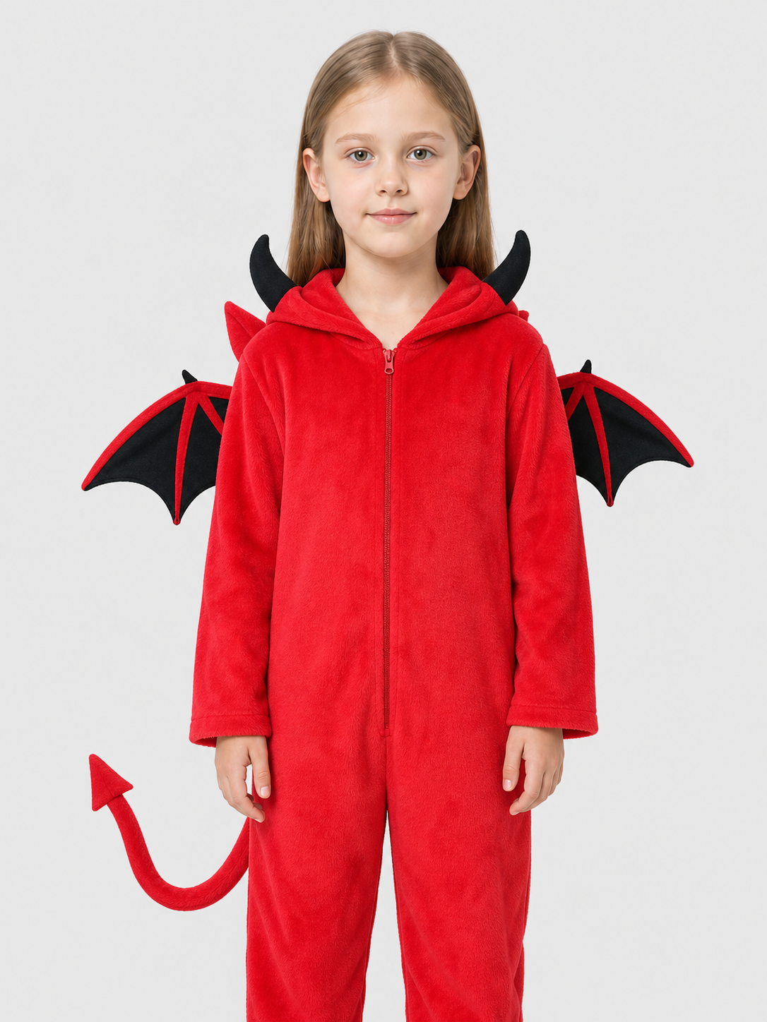 Halloween Demon Costume with Wings and Tail