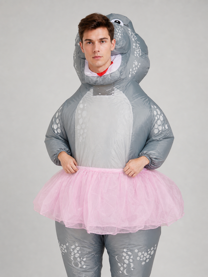 Hippo Costume with Pink Tutu