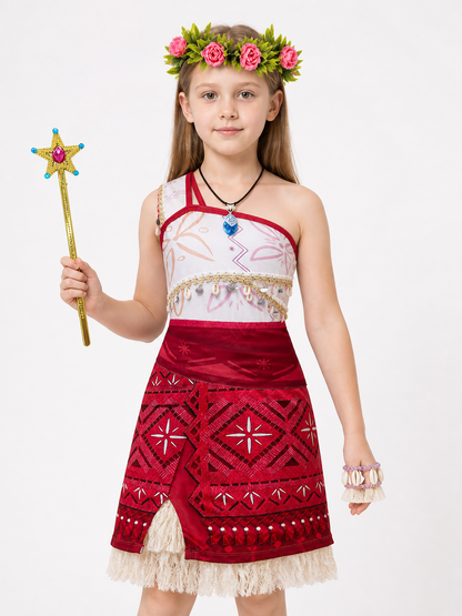 Moana Costume with Dress and Accessories Costume Dresses detail 3