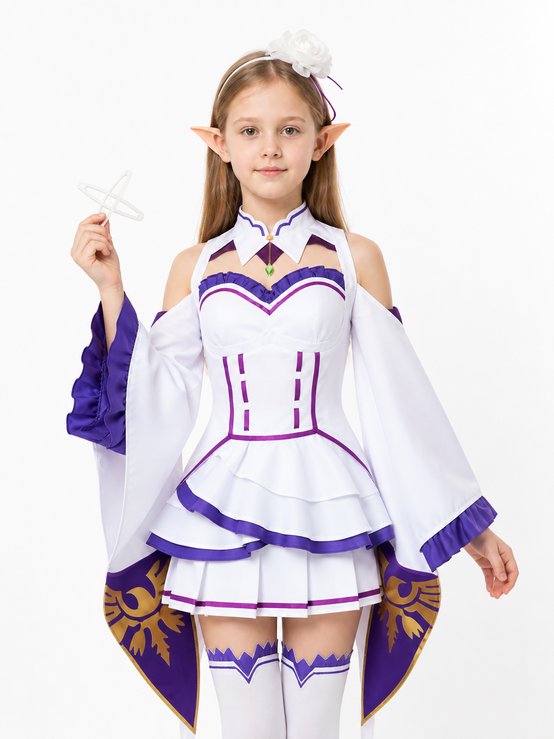 Halloween Costume with Wide Sleeves and Layered Skirt Costumes detail 3