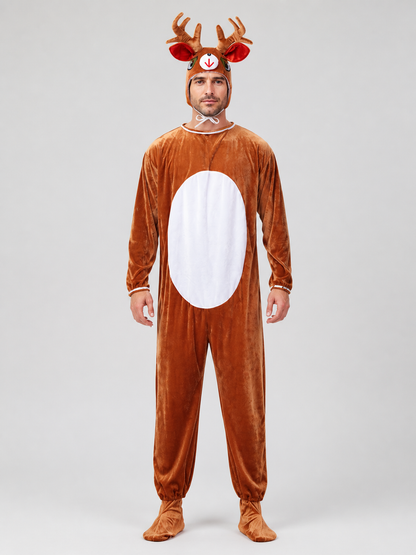 Brown Deer Costume, Cosplay Jumpsuit Costumes detail 2