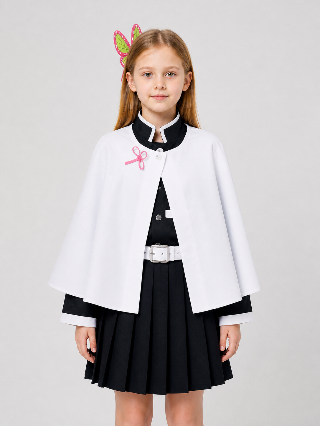 Shinobu Cosplay Costume with Cape and Accessories Costume Capes detail 3