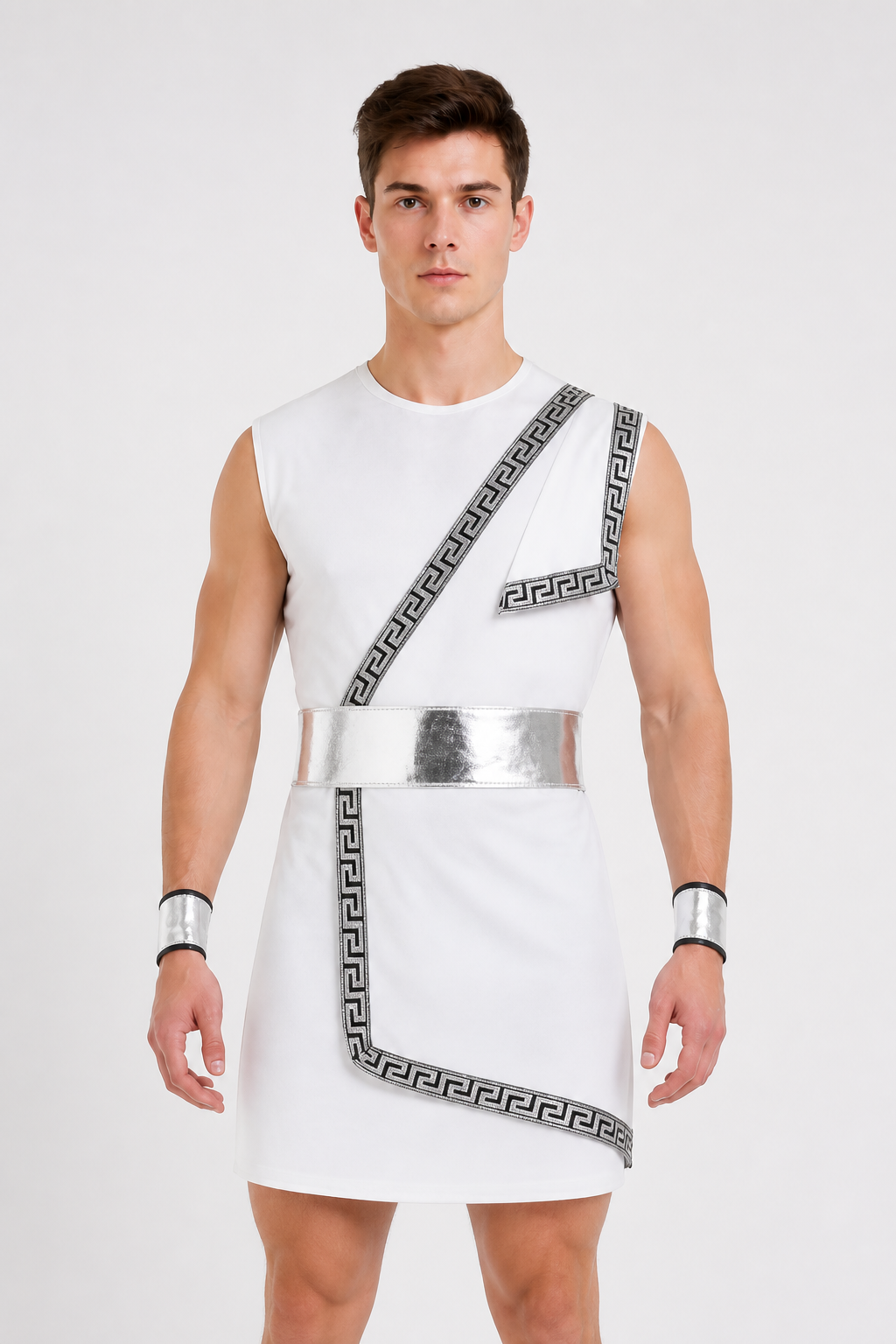 Ancient Greek Stage Costume with Meander and Belt Costumes detail 2