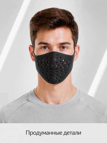 Black Carnival Mask for Halloween and Cosplay Costume Masks detail 2