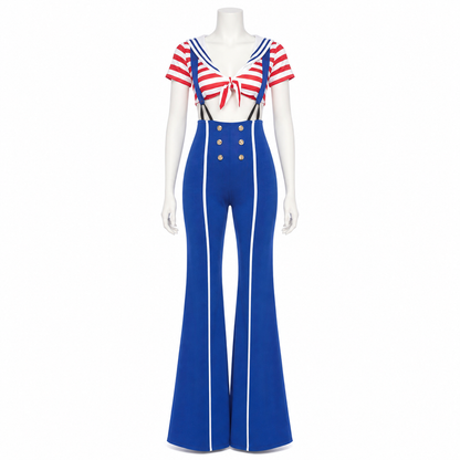 Cosplay Costume: Sailor Top and Bib Pants Costumes detail 3