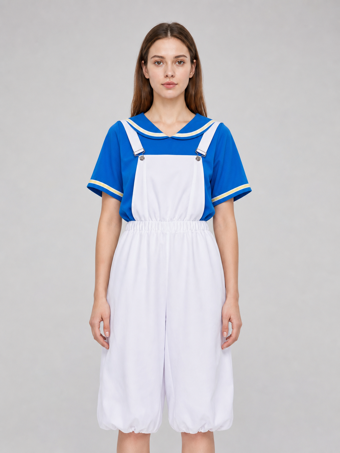 Blue and White Cosplay Costume