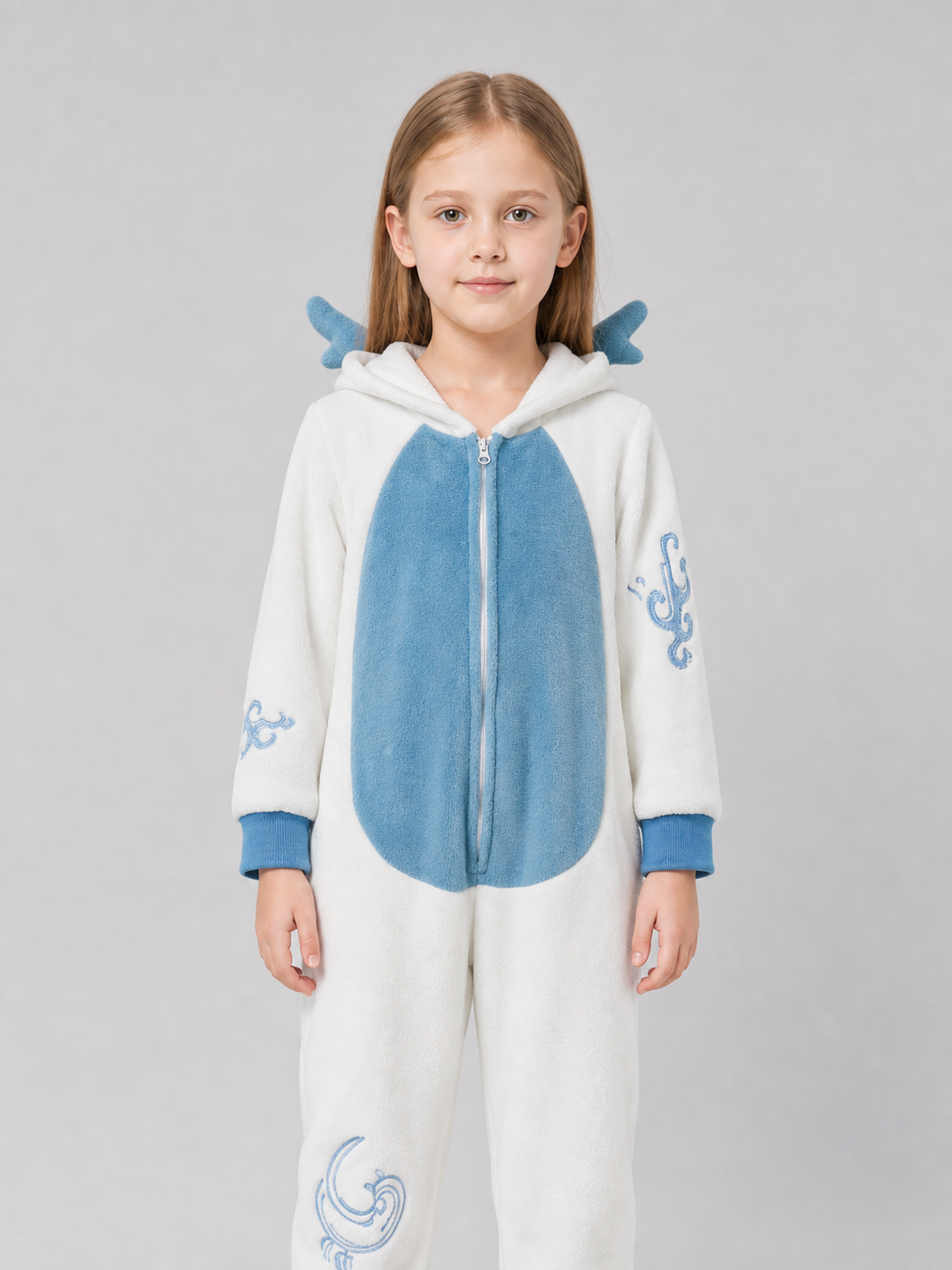 Children's Hooded Dragon Jumpsuit Costume