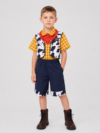 Woody Costume for Cosplay and Performances, 4-Piece Set Costumes detail 3