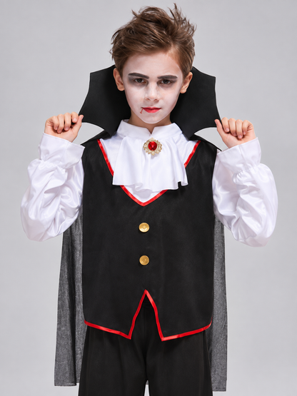 Children's Vampire Costume with Cape Costume Capes detail 2
