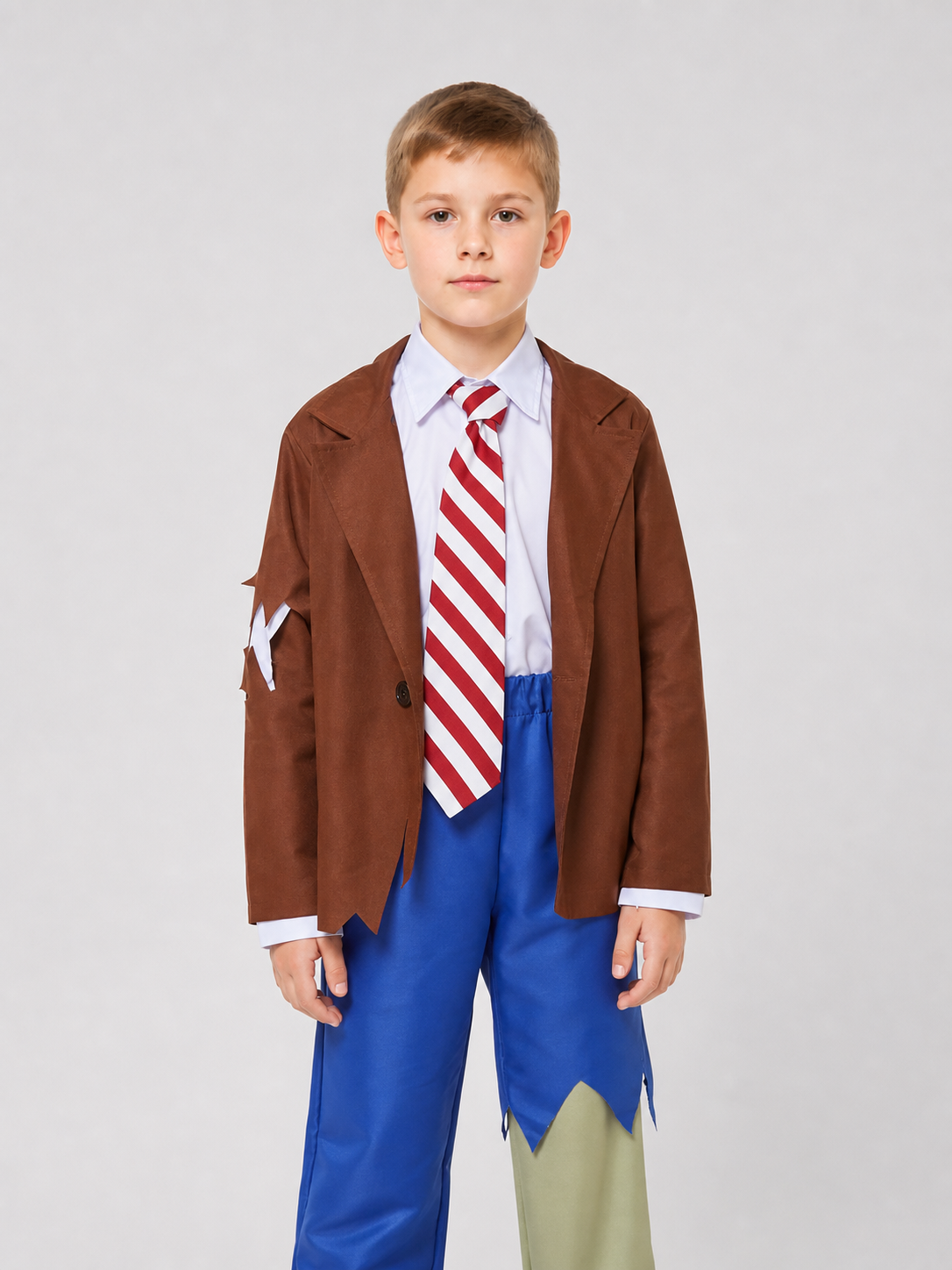 Zombie Costume with Mask for Halloween and Cosplay