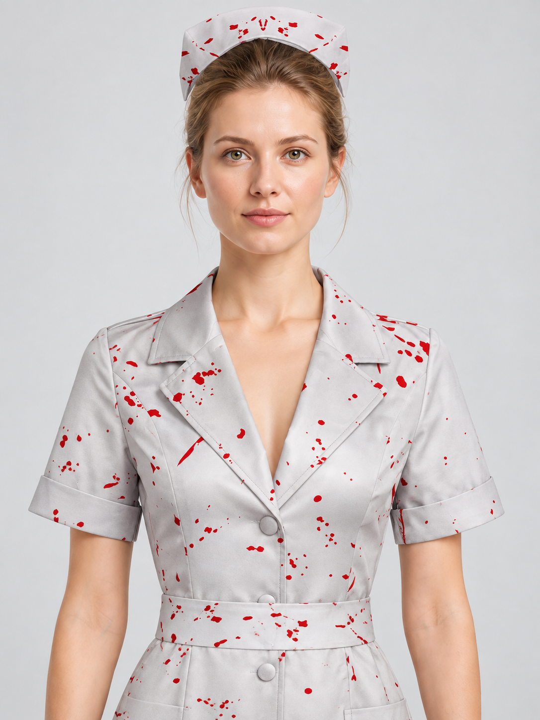 Red-Print Cosplay Costume Dress Costume Dresses detail 2