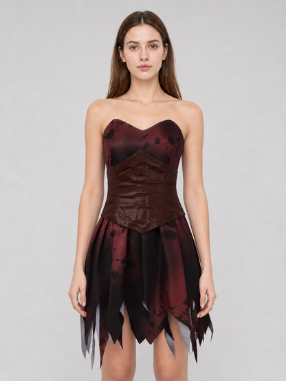 Elodie Cosplay Costume Dress with Belt