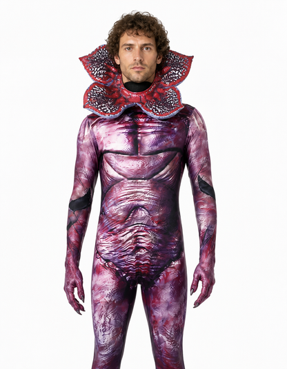 Tight-Fitting Man-Eating Flower Jumpsuit for Halloween Costumes detail 3