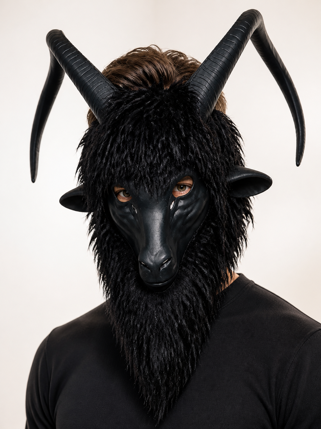 Halloween Carnival Goat Horn Headpiece Costume Headwear detail 2