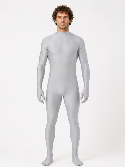 Light Gray Jumpsuit with Enclosed Hands and Feet product detail 3