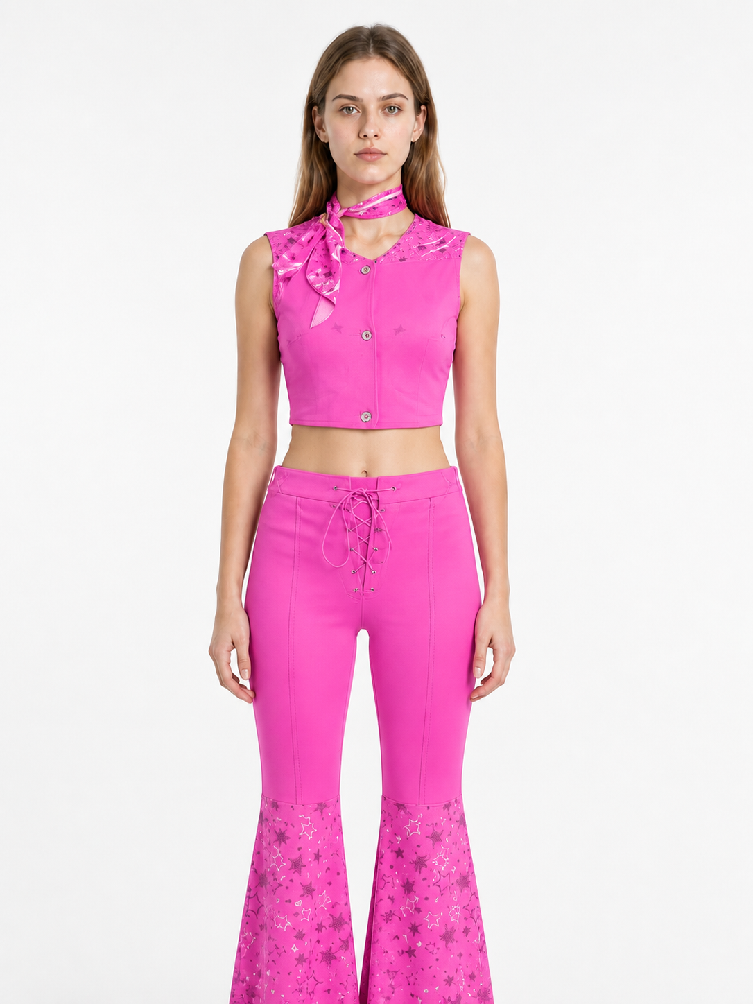 Barbie Cosplay Costume: Top and Flared Pants Costumes detail 2