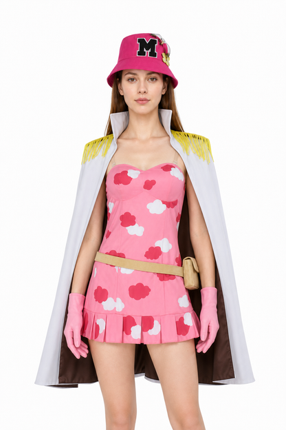 One Piece Cosplay Costume with Dress and Cape Costume Dresses detail 3