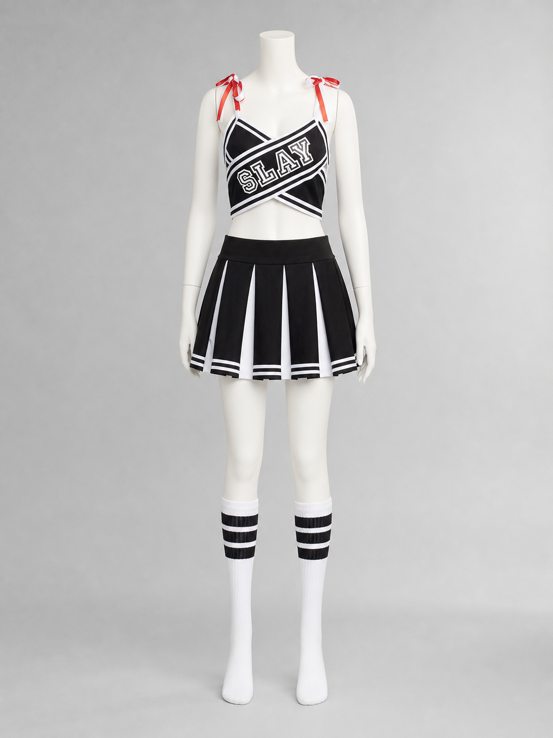 Cheerleading-Style Performance Costume, Top and Skirt