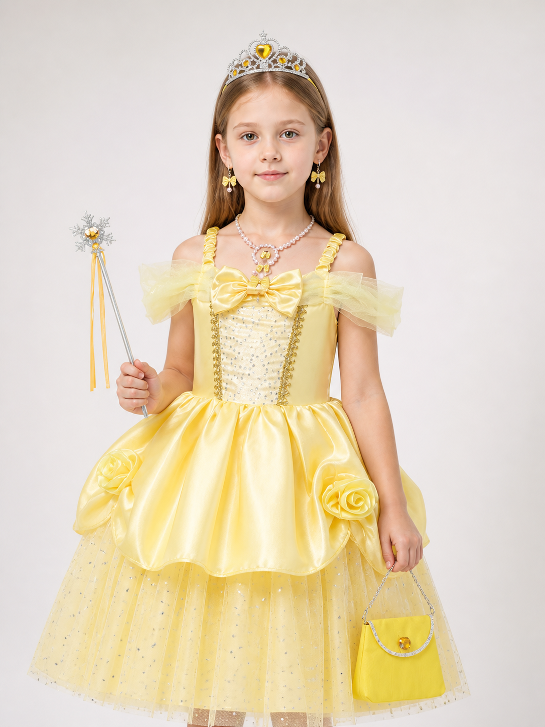 Yellow Princess Halloween Costume Costumes detail 2