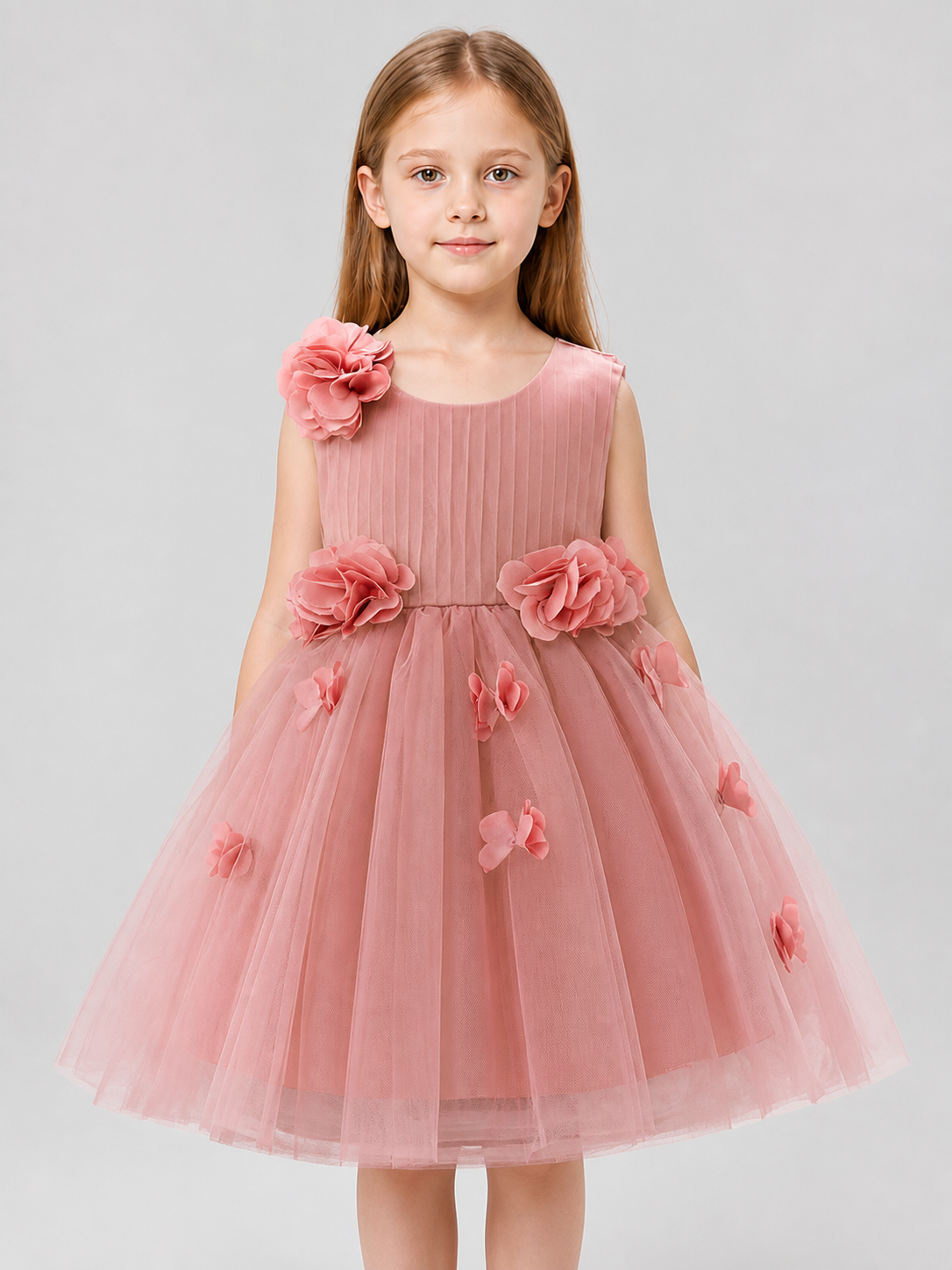 Flower Tutu Dress for Performances and Weddings