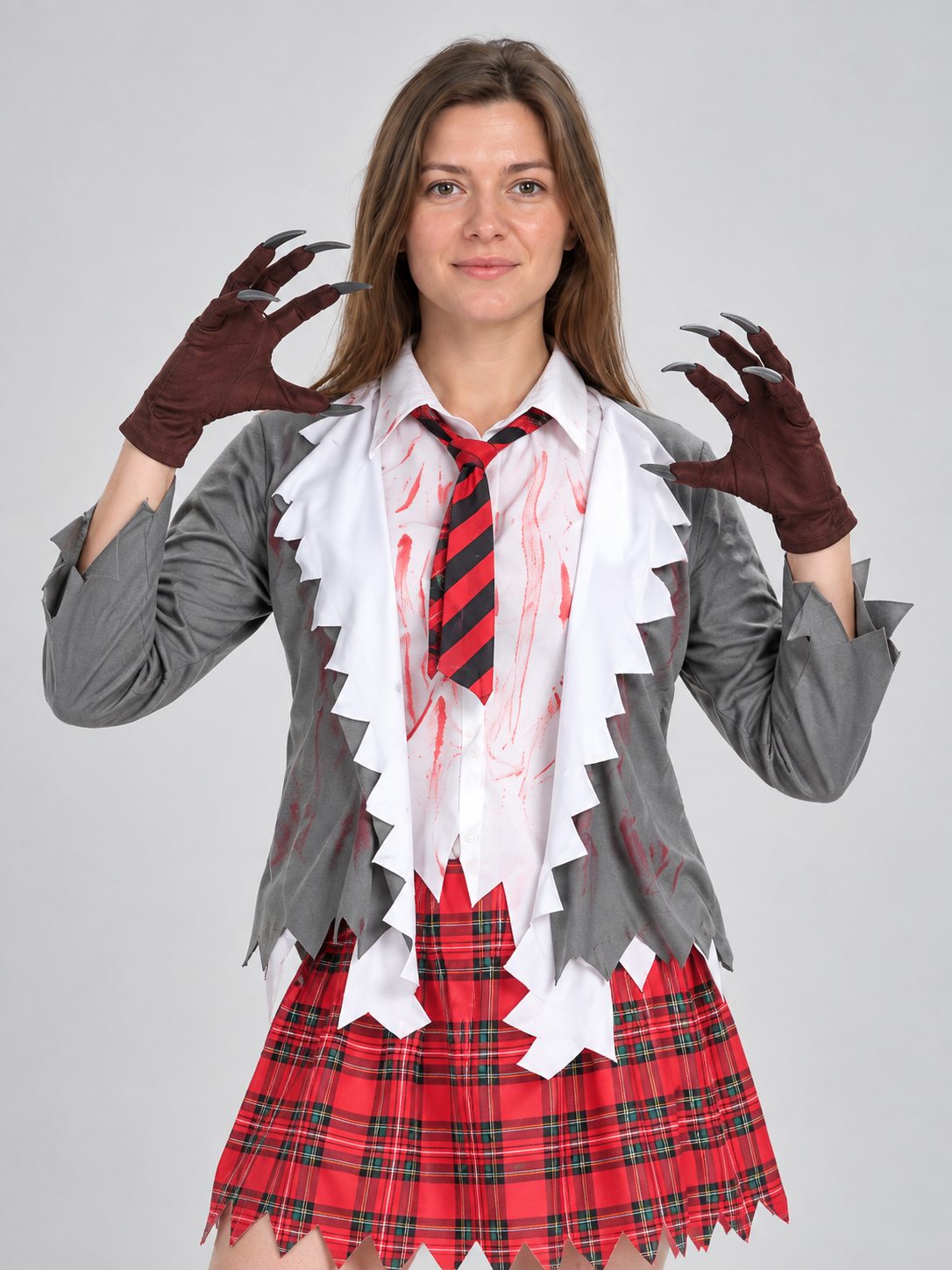 Werewolf Costume with Blouse, Jacket, and Skirt