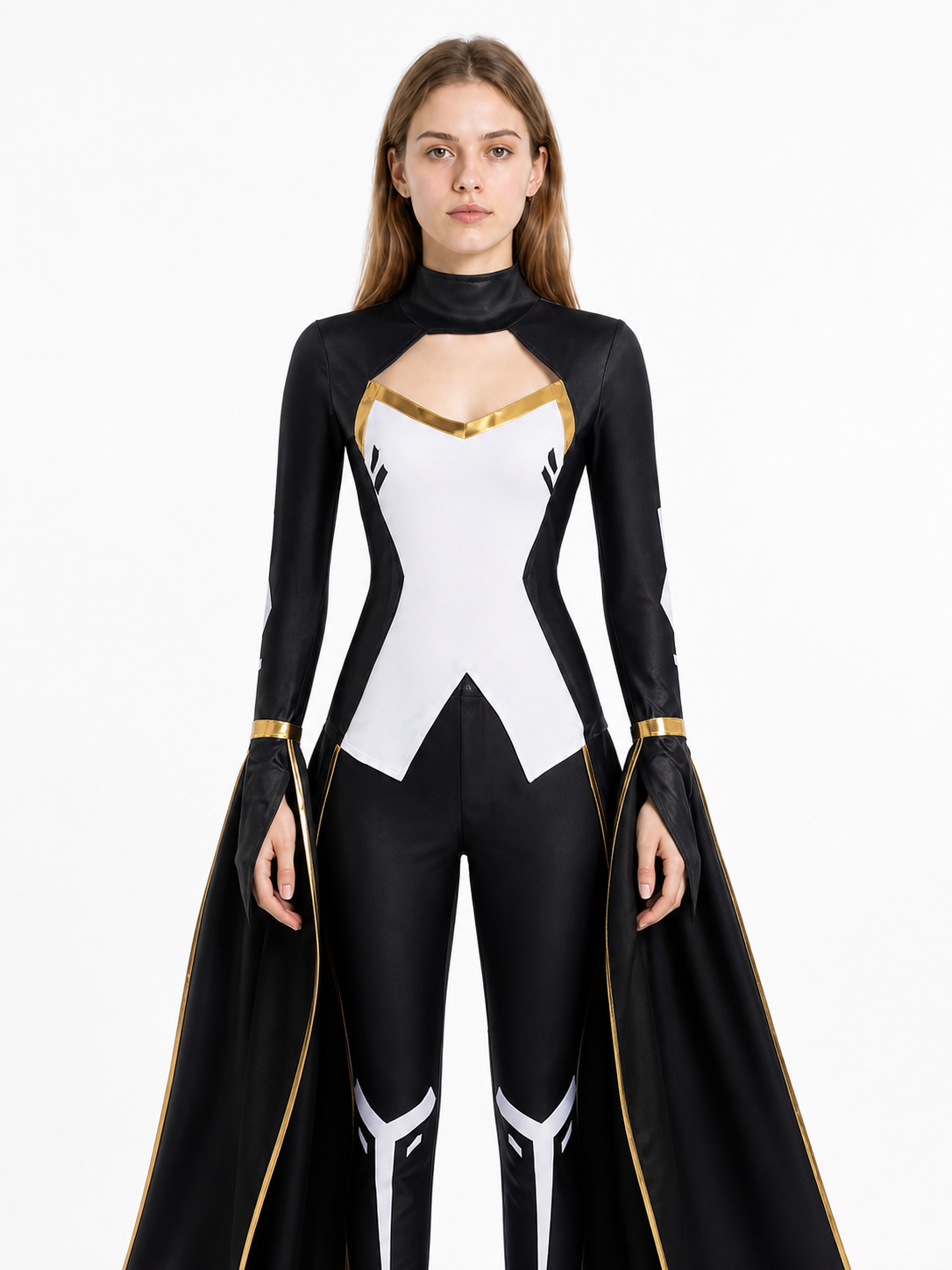 X-Men Storm Cosplay Costume with Geometric Print Costumes detail 3