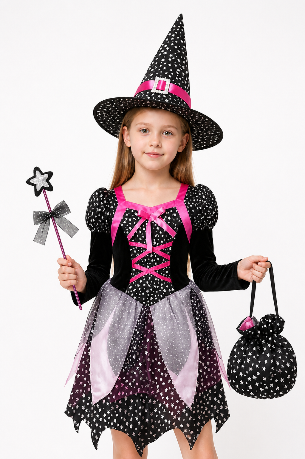Halloween Costume: Dress, Hat, Wand, Bag Costume Dresses detail 3