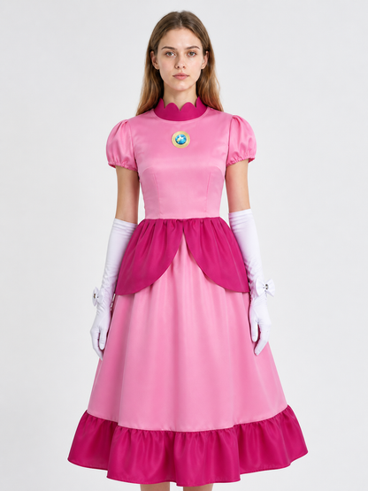 Rosalina Long Dress with Gloves and Brooch Costume Dresses detail 3