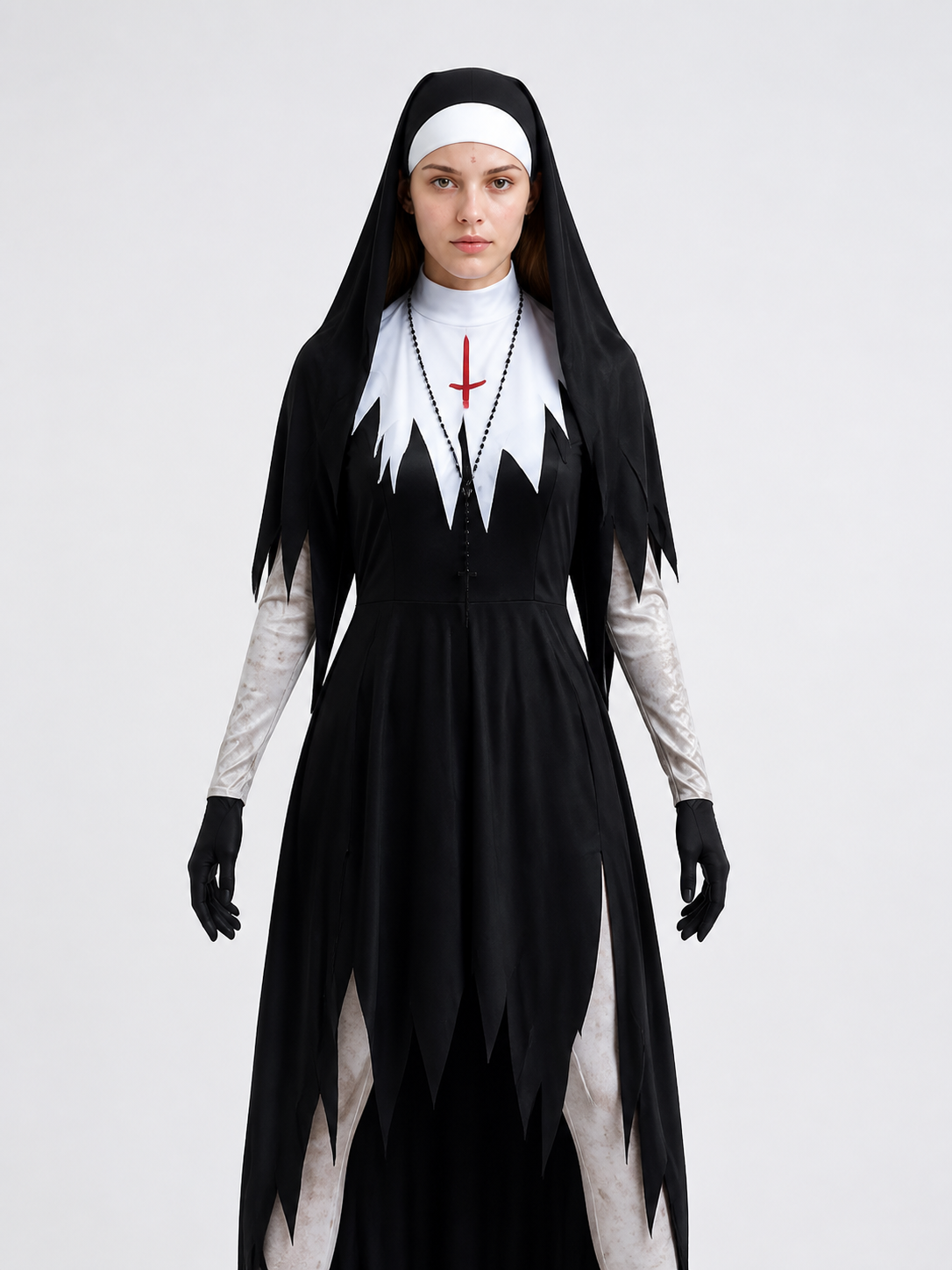 Carnival Costume: Dress, Headpiece, Gloves Costume Dresses detail 3