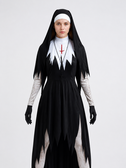 Carnival Costume: Dress, Headpiece, Gloves Costume Dresses detail 3
