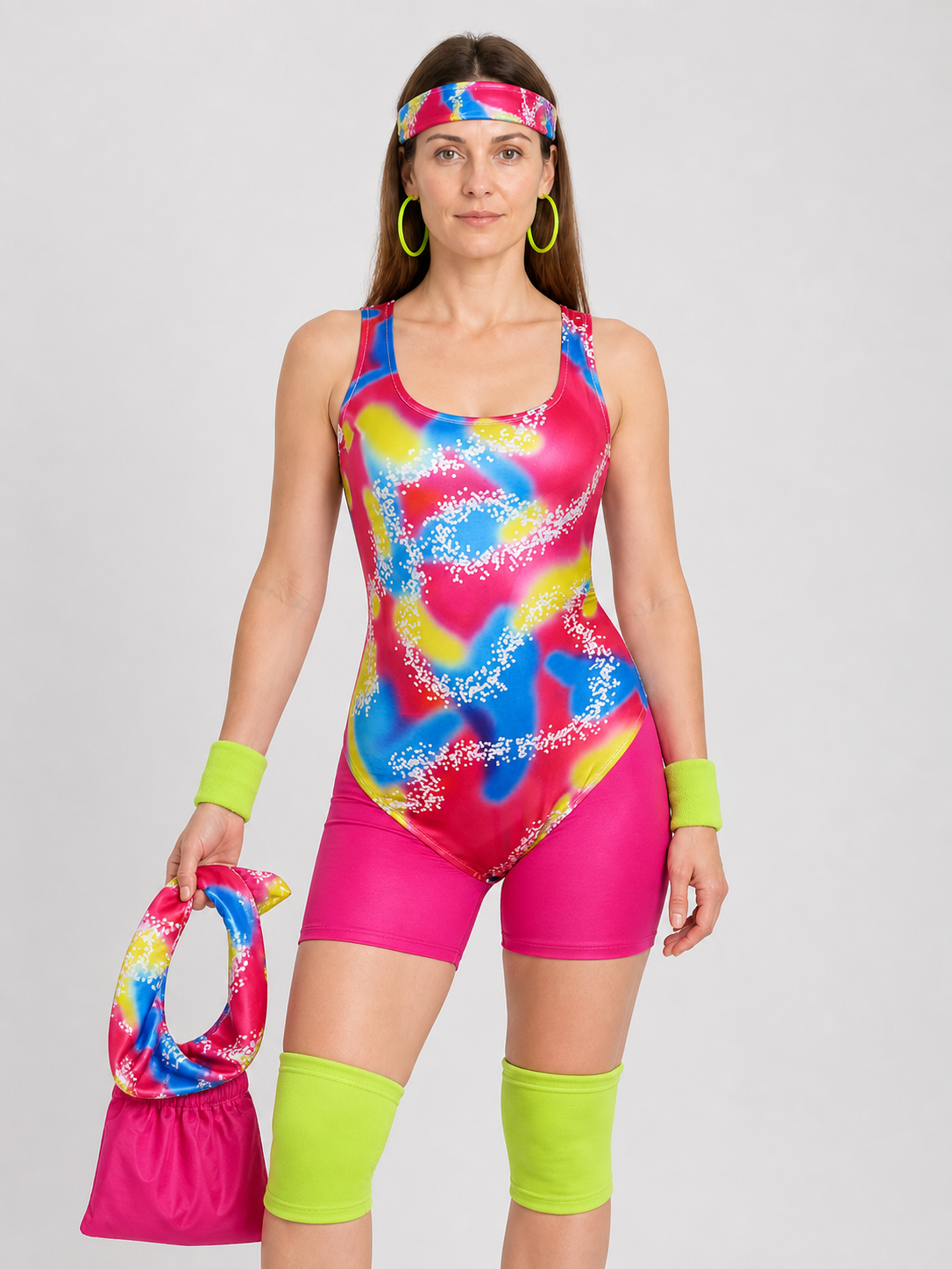 Barbie Cosplay Costume, Pink Top and Pants Costumes detail 3