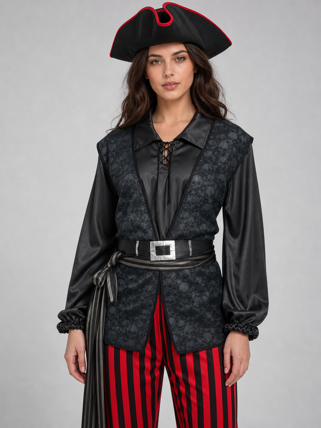 Pirate Costume with Hat and Eye Patch