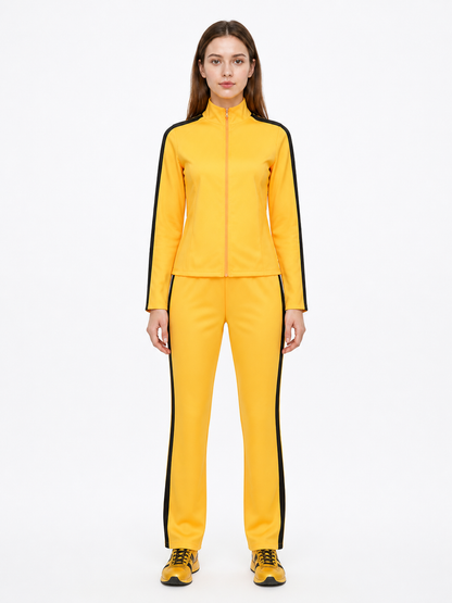 Two-Piece Yellow and Black Tracksuit product detail 2