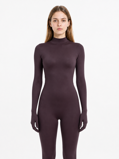 Form-Fitting Jumpsuit with Covered Hands and Feet product detail 3