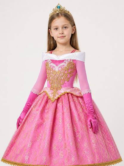Pink Princess Costume for Halloween and Carnival Costumes detail 2