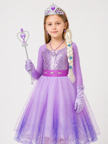 Snow Queen Carnival Costume for Halloween and Cosplay