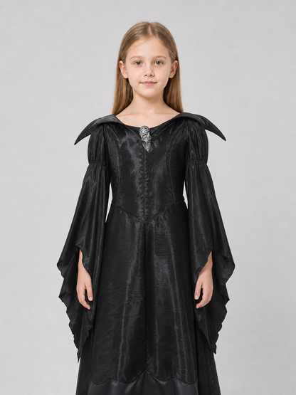 Halloween Costume: Dress and Horned Headpiece