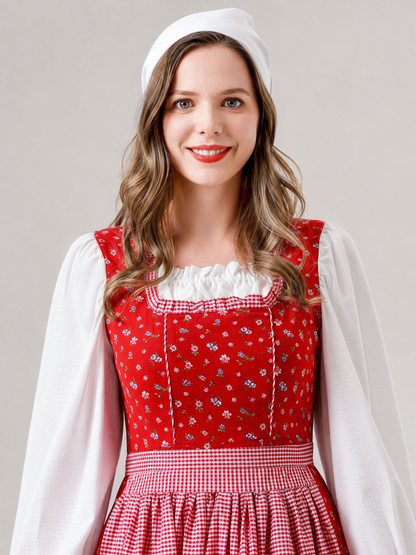 Retro Little Red Riding Hood Cosplay Dress